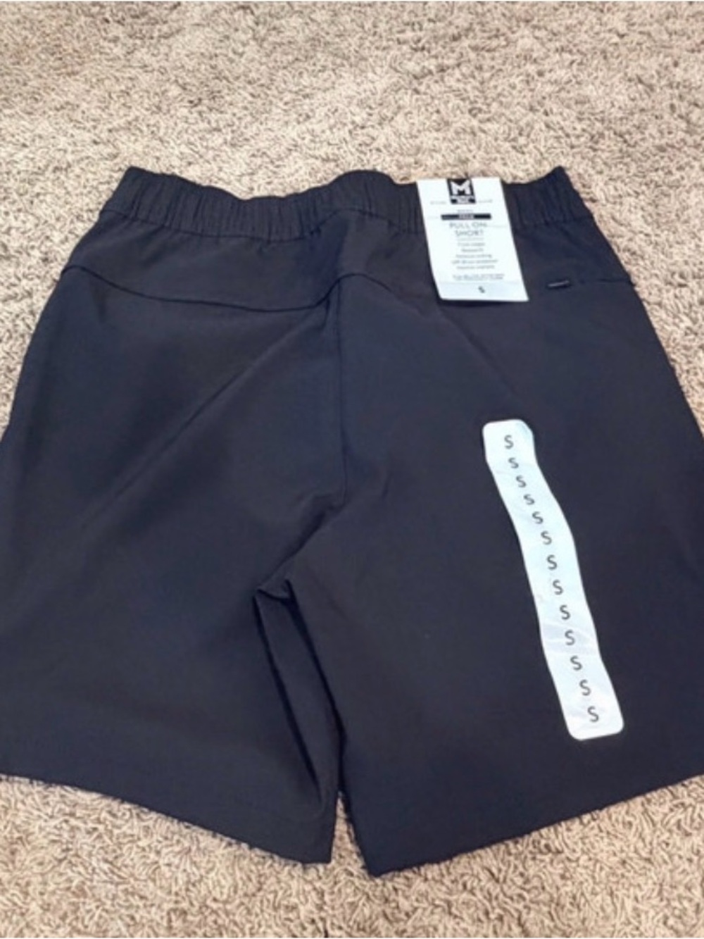 Members Mark Tech Shorts New with tags Black Small